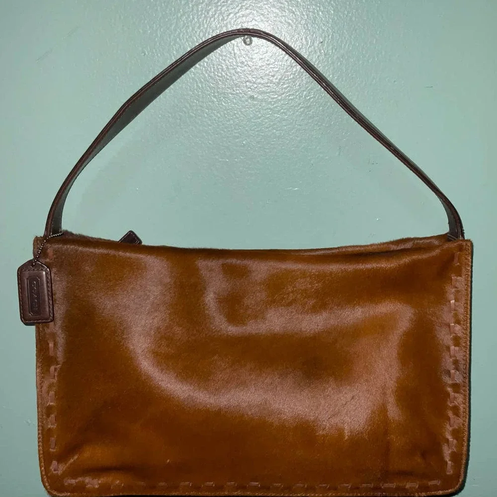 COACH RARE 2002  BRAIDED VINTAGE WEST END HOBO BAG 9446 EUC - Picture 2 of 16